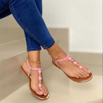 Casual buckle thong sandals - Heritage cosmetics and beauty care