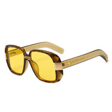 Square tortoiseshell sunglasses gold - Heritage cosmetics and beauty care