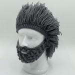 Halloween party spoof knit wool hats handmade beard men and women wig hats - Heritage cosmetics and beauty care