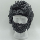 Halloween party spoof knit wool hats handmade beard men and women wig hats - Heritage cosmetics and beauty care