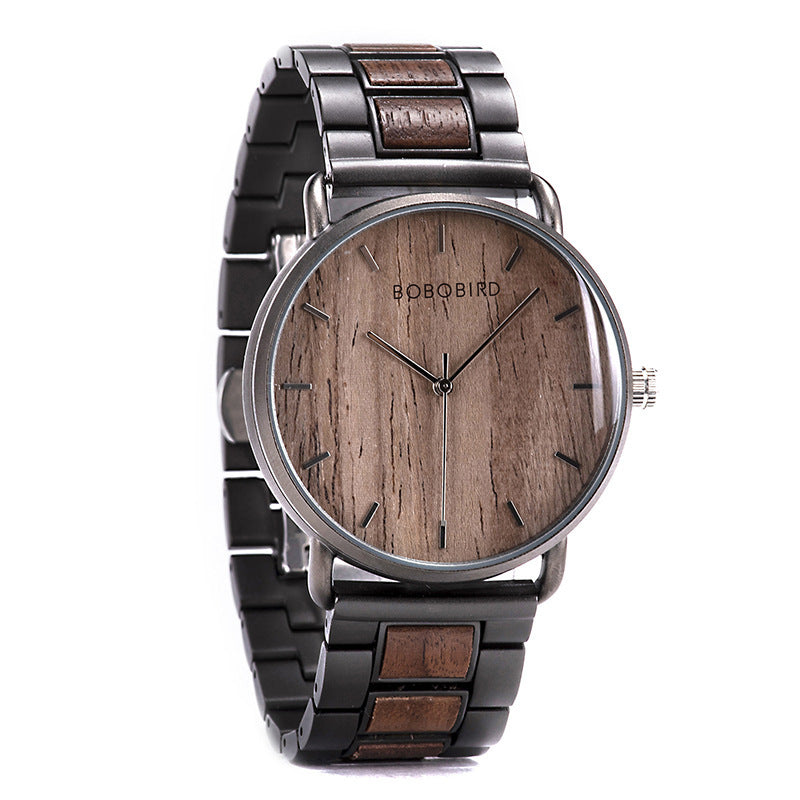 Retro style waterproof men's wooden watch - Heritage cosmetics and beauty care