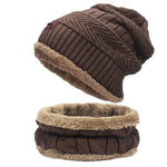 Autumn Winter Hats And Scarves For Men And Women With Velvet Thick - Heritage cosmetics and beauty care