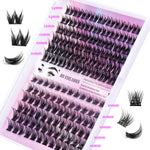 Segmented Hairy Fishtail Wheat Lazy Trilogy False Eyelashes - Heritage cosmetics and beauty care