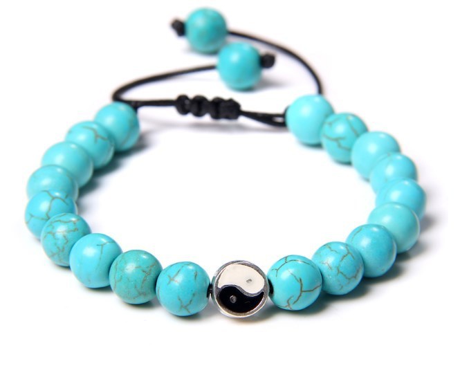 Buddha Beads Bracelets Volcanic Stone Crown - Heritage cosmetics and beauty care