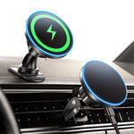 15W Magnetic Mobile Phone Wireless Fast Charge Car Navigation Holder - Heritage cosmetics and beauty care