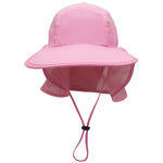 Wide-brimmed Sunhat For Men And Women In Summer Polyester Quick-drying Hat Mountain Fishing Bucket Hats With Neck Guard - Heritage cosmetics and beauty care