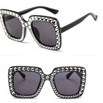 Square diamond sunglasses - Heritage cosmetics and beauty care