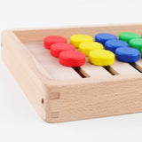 Wooden Seven-color Early Childhood Games Logic Thinking Educational Toys - Heritage cosmetics and beauty care