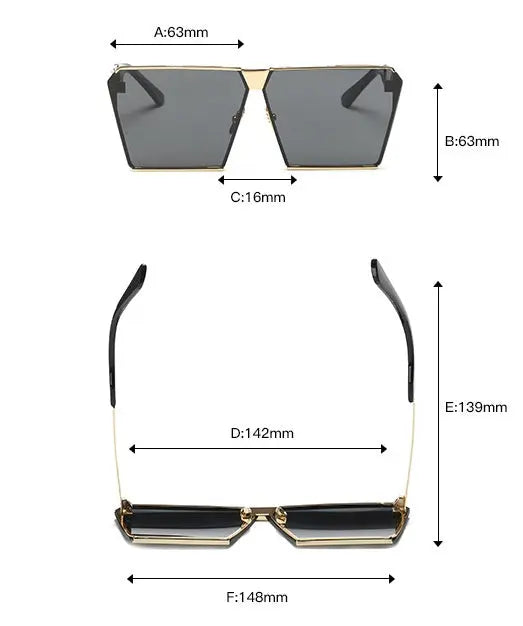 New polarized sunglasses ladies fashion glasses square sunglasses trend Heritage cosmetics and beauty care