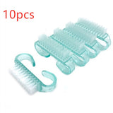 10 Pieces Nail Cleaning Clean Brush Hot sales Tool File Manicure Pedicure Soft Remove Dust Small Angle Clear Tools Sets - Heritage cosmetics and beauty care