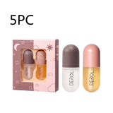 Day Night Instant Volume Lip Plumper Oil Clear Lasting Nourishing Repairing Reduce Lip Fine Line Care Lip Beauty Cosmetic - Heritage cosmetics and beauty care