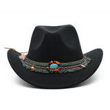 Cowboy Hats Curled Felt Riding Men And Women - Heritage cosmetics and beauty care