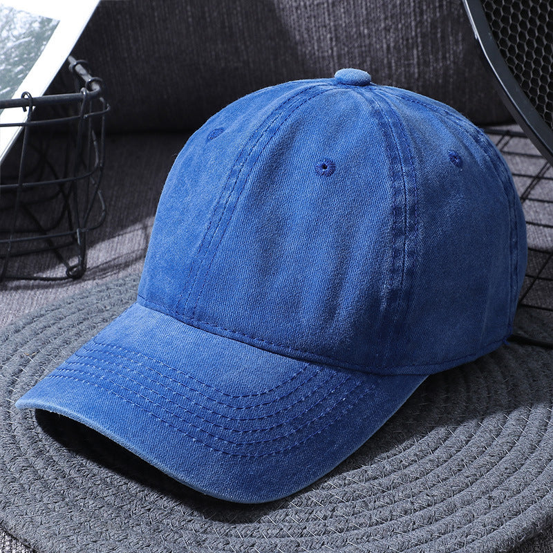 Washed Baseball Caps For Men And Women Outdoor Distressed Sun Hats Simple Caps - Heritage cosmetics and beauty care