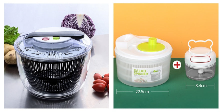 Useful Vegetables Fruits Dryer Salad Spinner Fruit Wash Clean Basket Storage Drying Machine Kitchen Tools Vegetable Dehydrator Heritage cosmetics and beauty care