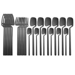 24 Piece Set Of Stainless Steel Cup Hanging Tableware - Heritage cosmetics and beauty care