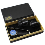 Men's Watch Business Pen Glasses Suit - Heritage cosmetics and beauty care