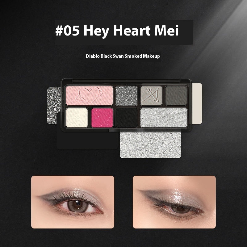 Resin Eight Colors Eye Shadow Plate Girl Student Makeup - Heritage cosmetics and beauty care