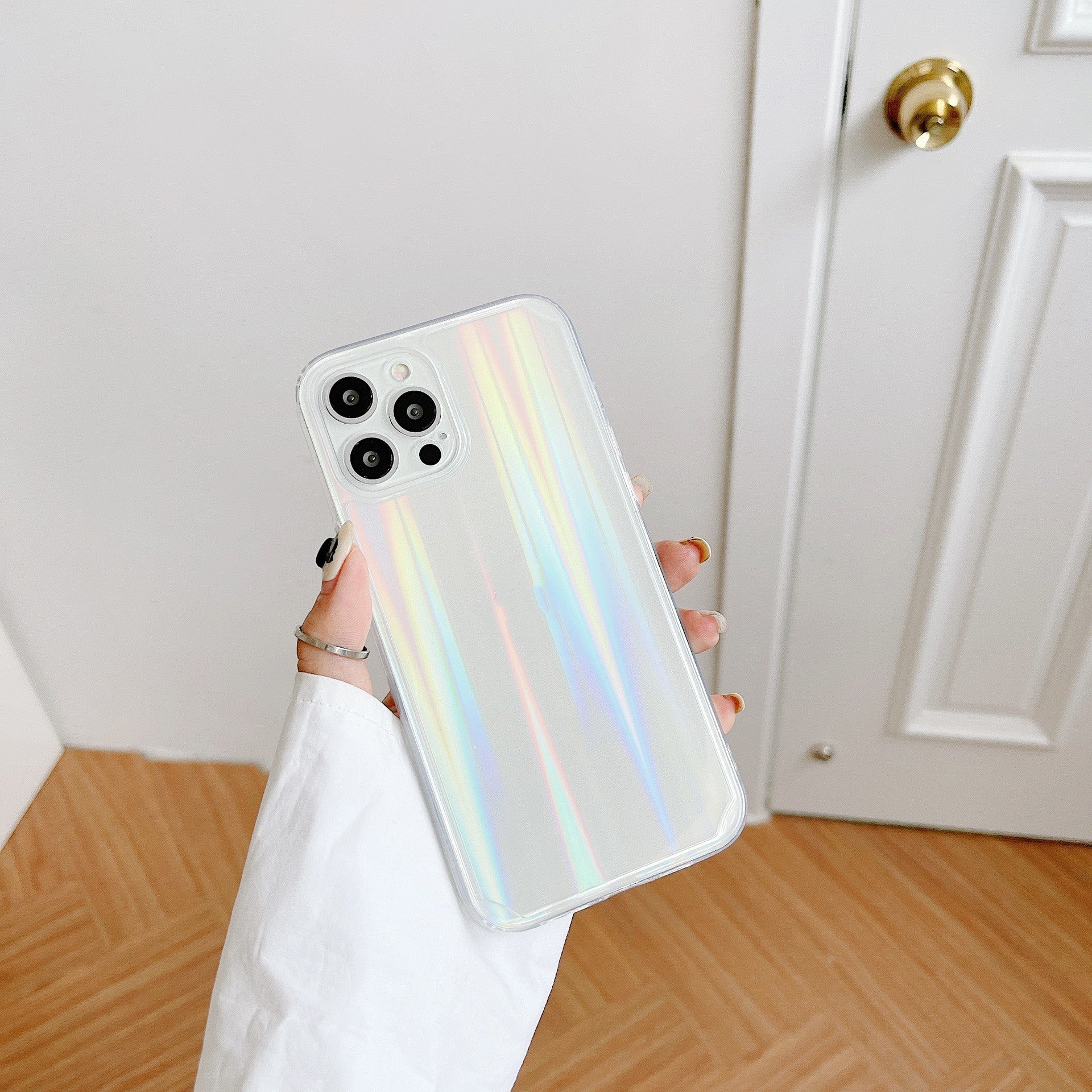 Colorful Aurora Translucent Full Covered Phone Case Heritage cosmetics and beauty care