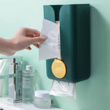 Wall-mounted Tissue Box Creative Garbage Bag Pumping Paper - Heritage cosmetics and beauty care