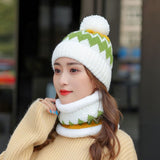 Women's Woolen Hats Bib Cycling Fleece Thickening - Heritage cosmetics and beauty care