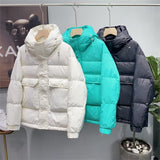 Thickened Cotton Coat With Solid Color Trendy Couple Loose Casual Jacket