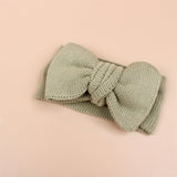 Infant Cotton Thread Double Layer Bow Hair Band - Heritage cosmetics and beauty care