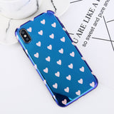 Blu-ray Laser Gradient Case For  Love Heart Phone Cases For Glossy Soft Silicon Back Cover Heritage cosmetics and beauty care