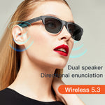 Intelligent Bluetooth Glasses Air Conduction - Heritage cosmetics and beauty care