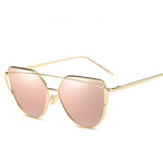 Female Vintage Gold Sunglasses - Heritage cosmetics and beauty care