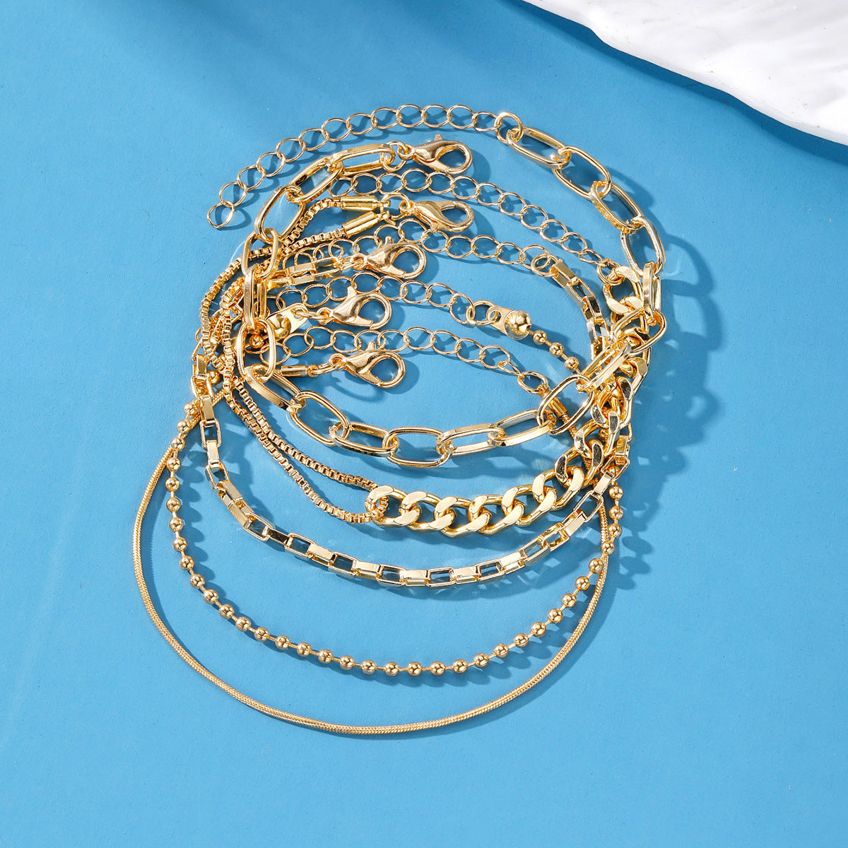 Hip Hop Snake Bone Chain Bracelet Suit Vintage - Heritage cosmetics and beauty care