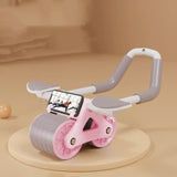 Beginner's Automatic Rebound Belly Wheel Fitness Equipment - Heritage cosmetics and beauty care