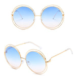 Round metal cutout sunglasses - Heritage cosmetics and beauty care