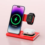 3 IN 1 15W Wireless Charging Charger Magnetic Desktop Night Light Iwatch Fast Charging Stand Gift Customization Heritage cosmetics and beauty care