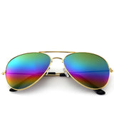 A new generation of color film UV reflective metal Sunglasses Polarized Sunglasses ladies fashion sunglasses - Heritage cosmetics and beauty care