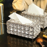 Rhinestone Tissue Box Paper Rack - Heritage cosmetics and beauty care