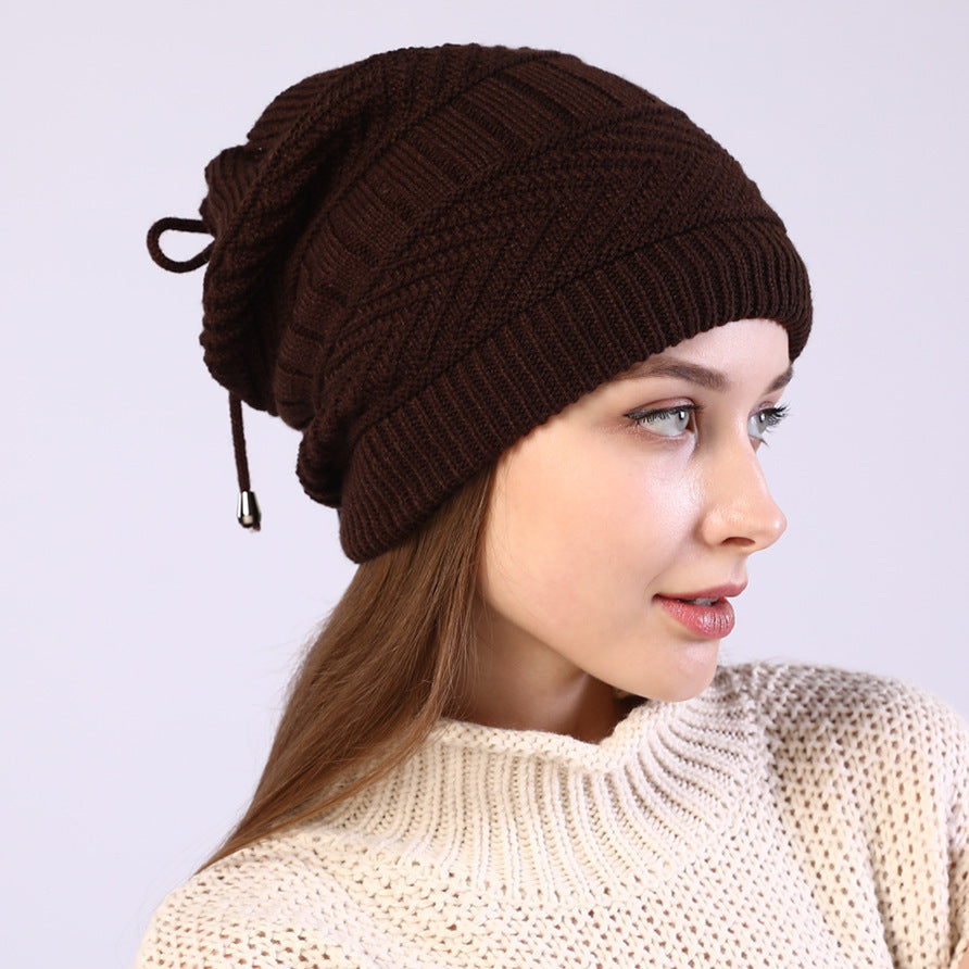 Winter Baotou hats plus velvet knitted men and women pullovers - Heritage cosmetics and beauty care