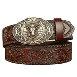 Real Cowhide Casual Jeans Belt - Heritage cosmetics and beauty care