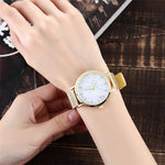 Vansvar fashion brand silver and gold mesh band creative marble wristwatch casual women quartz watches gift relogio feminino - Heritage cosmetics and beauty care