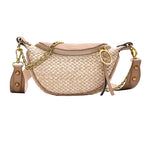 Straw women's bag messenger bag - Heritage cosmetics and beauty care