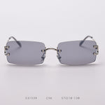 Rimless cut edge sunglasses - Heritage cosmetics and beauty care