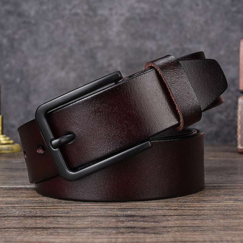 Direct selling men's leather leather belt casual belt - Heritage cosmetics and beauty care