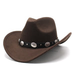 Minority Style Woolen Western Cowboy Hats Men's And Women's Couple Hats - Heritage cosmetics and beauty care