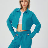 Women Two Piece Outfits For Women Long Sleeve Button Down Wide Leg Loungewear Pajama Set - Heritage cosmetics and beauty care