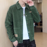 Corduroy Coat Men's Spring And Autumn Korean Style - Heritage cosmetics and beauty care