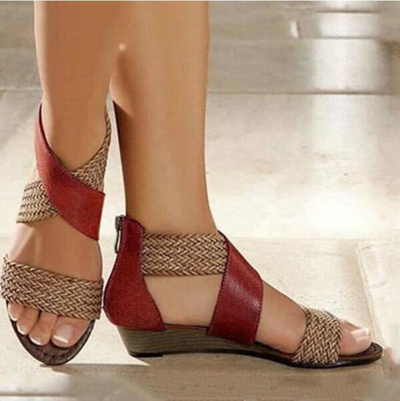 Bohemian vintage woven sandals - Heritage cosmetics and beauty care