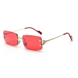 Trimmed light-colored sunglasses - Heritage cosmetics and beauty care