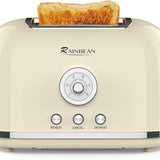 Toaster 2 Slice Retro Toaster Stainless Steel With 6 Bread Shade Settings And Bagel Cancel Defrost Reheat Function, Cute Bread Toaster With Extra Wide Slot And Removable Crumb Tray Heritage cosmetics and beauty care