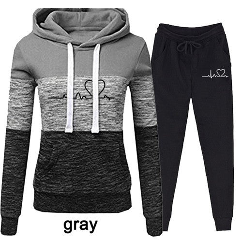 Casual Trackskuit Women Two Piece Set Suit Female Hoodies Heritage cosmetics and beauty care