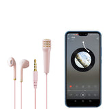 Wired mini earphone with microphone Heritage cosmetics and beauty care