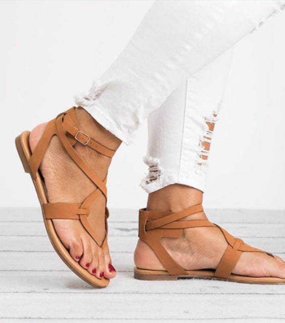 Women's flat sandals - Heritage cosmetics and beauty care